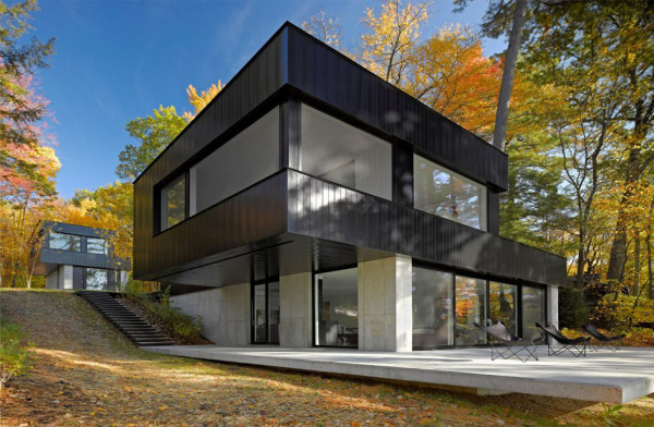 Lake Side Modern House in Vermont (2)