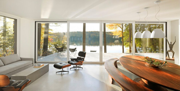 Lake Side Modern House in Vermont (9)